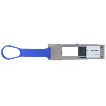 BlueOptics 00D9676-BO konversinis kabelis SFP+ į QSFP, InfiniBand / šviesolaidinis, oranžinis
