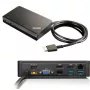 Lenovo 03X6296 dokavimo stotelė / prievadų replikatorius, laidinis, OneLink+, juoda