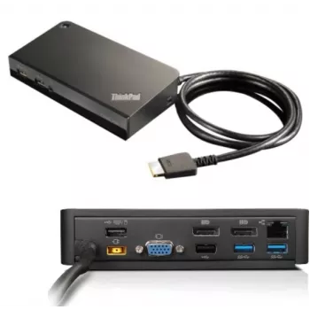 Lenovo 03X6300 stotelė / prievadų replikatorius laidinis OneLink+ juodas
