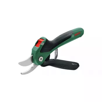 Genėjimo žirklės Bosch EasyPrune bypass, nerūdijančio plieno ašmenys, 2,5 cm pjovimo galia, įkraunama 5,4 Wh baterija, saugos fiksatorius