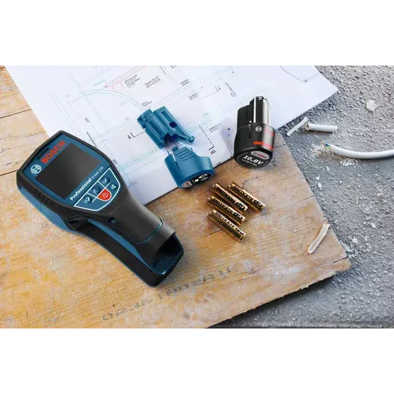 Bosch D-tect 120 Professional sienų skaitytuvas – skaitmeninis daugiafunkcis detektorius 500 g
