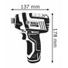 Akumuliatorinis smūginis veržliaraktis Bosch GDR 12V-105 Professional 1/4 colio 2600 RPM 105 N⋅m juodas, mėlynas