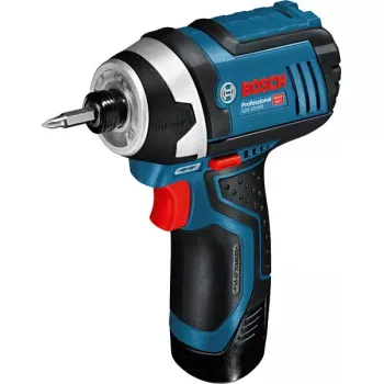 Akumuliatorinis smūginis veržliaraktis Bosch GDR 12V-105 Professional 1/4 colio 2600 RPM 105 N⋅m juodas, mėlynas