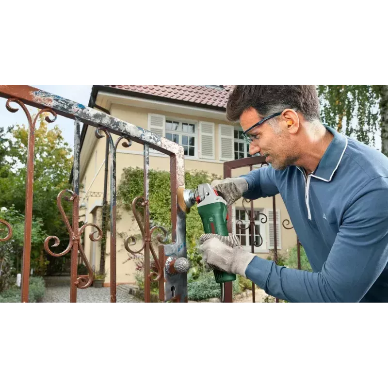 Bosch UniversalGrind 750-115 06033E2000 kampinis šlifuoklis, 750 W, žalias/juodas