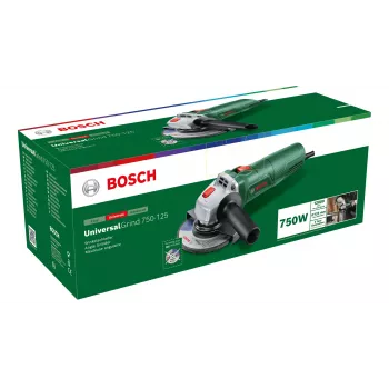 Bosch UniversalGrind 750-125 kampinis šlifuoklis 12,5 cm 12000 sūkių/min 750 W 1,9 kg