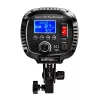 Studijinis LED šviestuvas Walimex Niova 100 W, 1 LED lemputė, juodas metalo/plastiko korpusas, LCD, 220-240V 50Hz