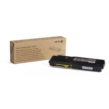 Xerox Genuine WorkCentre® 6655/6655i geltonos spalvos didelės talpos kasetė (7500 puslapių) - 106R02746