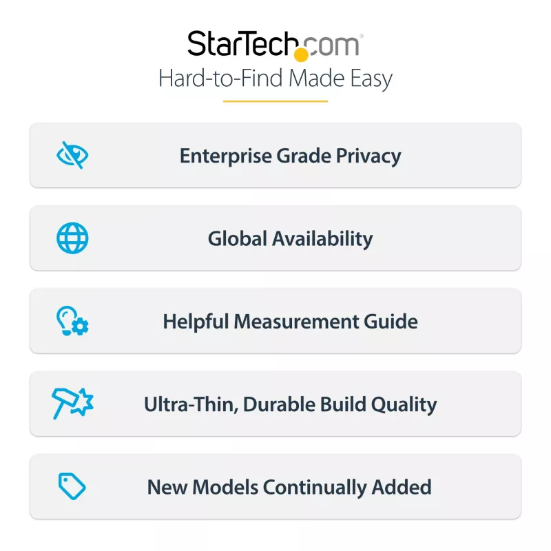 StarTech.com privatumo ekranas 11 colių iPad Pro, 4 krypčių, portretui / peizažui, liečiamas, +/- 30° žiūrėjimo kampas, blokuoja iki 51 % mėlynos šviesos, anti-glare