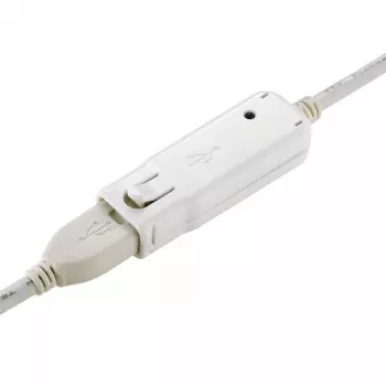 USB 2.0 aktyvus kartotuvinis ilginimo kabelis ROLINE 12.04.1085 12 m