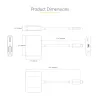 StarTech.com USB-C vaizdo adapteris, USB-C į HDMI VGA kelių prievadų adapteris, 3.5 mm garsas, 4K 60Hz HDR, 100W PD perdavimas, suderinamas su Thunderbolt 3/4 - USB-C kelioninis ekrano adapteris