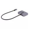 StarTech.com USB-C vaizdo adapteris, USB-C į HDMI VGA kelių prievadų adapteris, 3.5 mm garsas, 4K 60Hz HDR, 100W PD perdavimas, suderinamas su Thunderbolt 3/4 - USB-C kelioninis ekrano adapteris