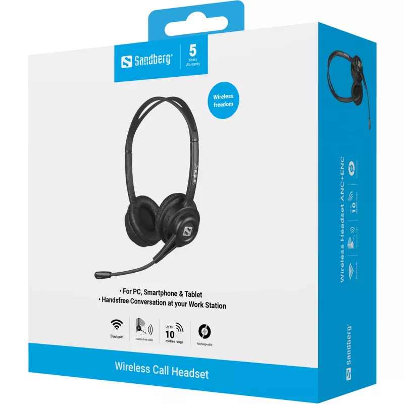 Ausinės Sandberg Wireless Call Headset belaidės