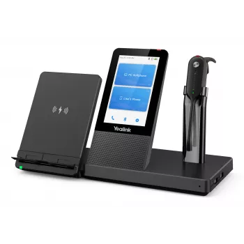 Yealink WH67 UC belaidė ausinė, DECT, biuro/skambučių centrui, 20–14000 Hz, 19 g, juoda