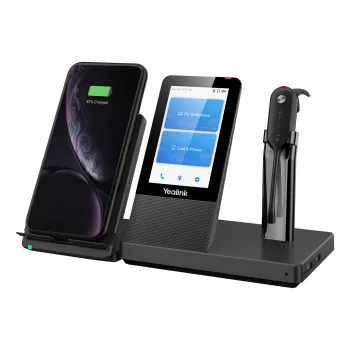 Yealink WH67 UC belaidė ausinė, DECT, biuro/skambučių centrui, 20–14000 Hz, 19 g, juoda