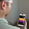 Termovizijos kamera Flir Systems E8-PRO — 320×240 px, NETD 40 mK, IFOV 1,8 mRad, 3,5 colių ekranas, metalinis korpusas, juoda