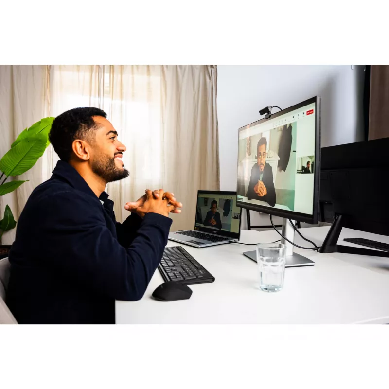 Internetinė kamera Sandberg Face-ID Webcam Mini 2 MP Full HD USB-C juoda