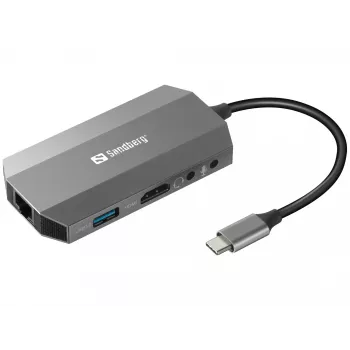 USB-C dokas Sandberg 6in1 Travel Dock