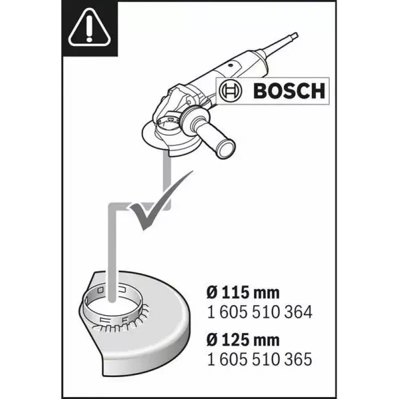 Dulkių nusiurbimo gaubtas Bosch GDE 115/125 FC-T Professional