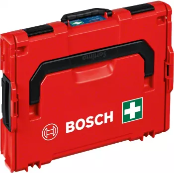 Pirmosios pagalbos rinkinys Bosch 1600A02X2R – DIN standartą atitinkantis komplektas L-BOXX 102 dėkle, raudonas