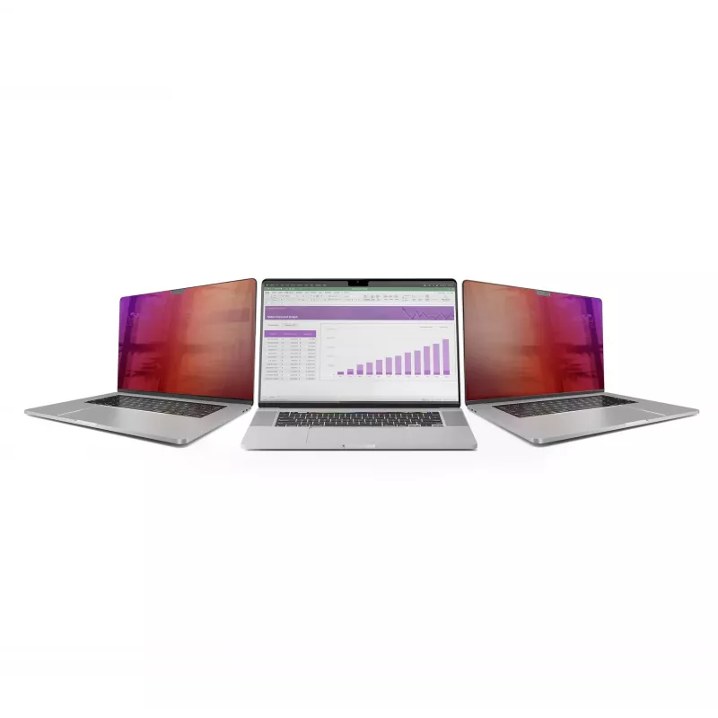 StarTech.com privatumo ekranas 16 colių MacBook Pro 21/23, auksinis filtras su sustiprinta privatumo apsauga, dvipusis ekrano apsauginis stiklas, +/- 30°