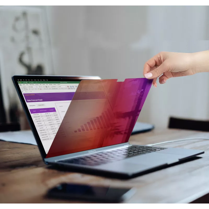 StarTech.com privatumo ekranas 16 colių MacBook Pro 21/23, auksinis filtras su sustiprinta privatumo apsauga, dvipusis ekrano apsauginis stiklas, +/- 30°