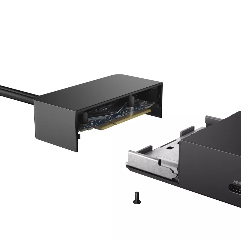 DELL WD19DC laidas USB 3.2 Gen 1 (3.1 Gen 1) Type-C juodas