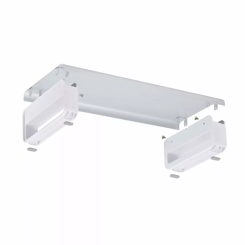 StarTech.com Ergonominis monitoriaus stovas, iki 33 svarų/15 kg, fiksuotas aukštis 3,5 col./9 cm, stalinis monitoriaus/nešiojamojo kompiuterio pakėlimo stovas, plieninė platforma, greitas surinkimas, optimizuota darbo vieta