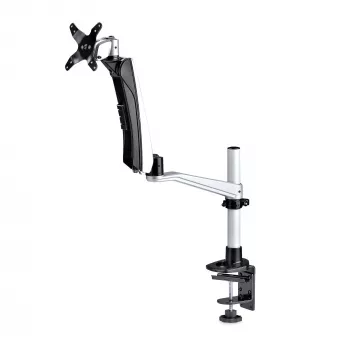 StarTech.com Monitorinis laikiklis stalui, 27 colių 16:9 arba 30 colių 21:9 ekranams, VESA 75x75/100x100, beįrankis reguliavimas, C-spaustuvas/gromet, spyruoklinė ranka