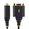 StarTech.com 1 pėdos (30 cm) USB į Null Modem Serial Adapterio kabelis, COM Retention, FTDI, USB-A į DB9 RS232, Keičiamos DB9 veržlės/varžtai, Windows/macOS/Linux