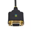 StarTech.com 1 pėdos (30 cm) USB į Null Modem Serial Adapterio kabelis, COM Retention, FTDI, USB-A į DB9 RS232, Keičiamos DB9 veržlės/varžtai, Windows/macOS/Linux