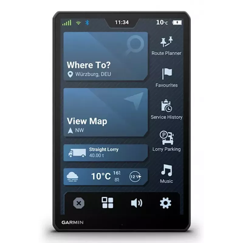 Navigatorius Garmin dēzl LGV1020 10.1 colio TFT jutiklinis ekranas 32GB juodas