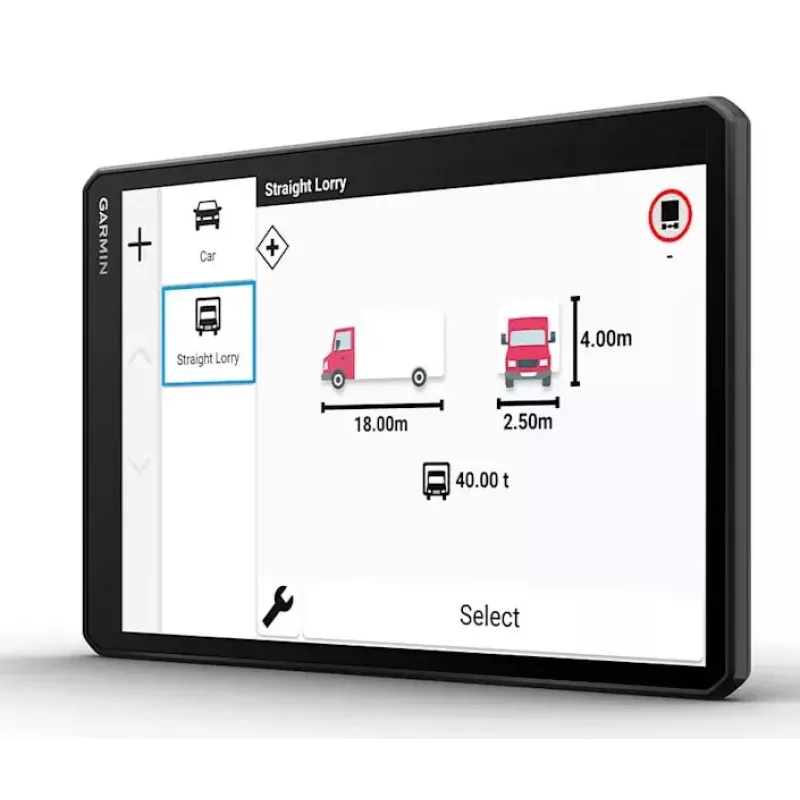 Navigatorius Garmin dēzl LGV1020 10.1 colio TFT jutiklinis ekranas 32GB juodas