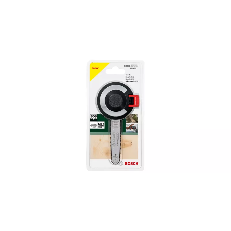 Bosch 2 609 256 D86 pjūklo geležtė medžiui ir plastikui nanoBLADE Wood Speed 65, 65 mm, 1 vnt.