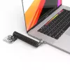Compulocks 201M VESA sieninis laikiklis su apsauginiu lizdu, juodas