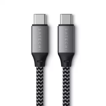 USB-C į USB-C laidas Satechi ST-TCC2MM — 2 m, juoda/pilka, 0.48 Gbit/s