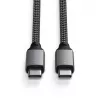 USB-C į USB-C laidas Satechi ST-TCC2MM — 2 m, juoda/pilka, 0.48 Gbit/s