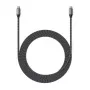 USB-C į USB-C laidas Satechi ST-TCC2MM — 2 m, juoda/pilka, 0.48 Gbit/s