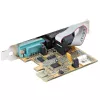 StarTech.com 2 prievadų PCI Express nuoseklioji kortelė, dviejų prievadų PCIe į RS232 (DB9) nuoseklioji kortelė, 16C1050 UART, standartiniai ir žemo profilio laikikliai, COM išlaikymas, skirta Windows ir Linux