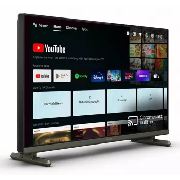 Philips 24HFL4518/12 viešbučio televizorius 61 cm (24 col.) HD 250 cd/m² Smart TV Juodas 6 W