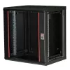 Sieninis 19 inch stovas ROLINE Pro 12U, 600x450 mm, juodas, su raktu, IP20