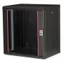 Sieninis 19 inch stovas ROLINE Pro 12U, 600x450 mm, juodas, su raktu, IP20