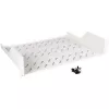 Rack lentyna ROLINE 19 colių 2 U 350 mm gylio 25 kg apkrova pilka
