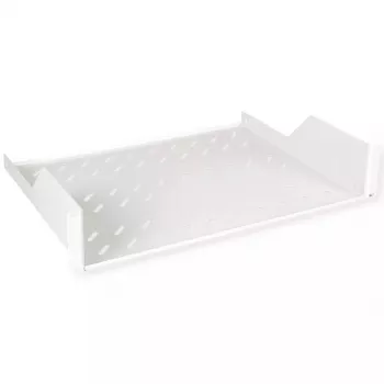 Rack lentyna ROLINE 19 colių 2 U 350 mm gylio 25 kg apkrova pilka