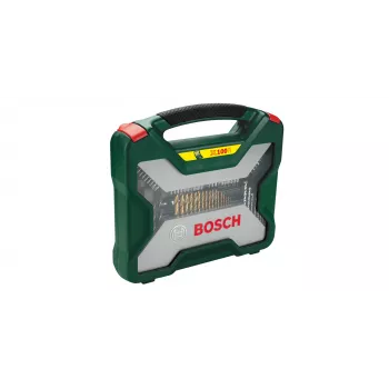 Gręžtų ir antgalių rinkinys Bosch 100 dalių X-Line Titanium