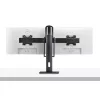 StarTech.com 2MC1S-MONITOR-STAND Crossbar stalinis stovas dviem monitoriams 17–27 colių, VESA, plastikas/aliuminis/plienas, juodos spalvos