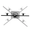 StarTech.com 2MC1S-MONITOR-STAND Crossbar stalinis stovas dviem monitoriams 17–27 colių, VESA, plastikas/aliuminis/plienas, juodos spalvos