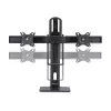 StarTech.com 2MC1S-MONITOR-STAND Crossbar stalinis stovas dviem monitoriams 17–27 colių, VESA, plastikas/aliuminis/plienas, juodos spalvos