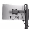 StarTech.com 2MC1S-MONITOR-STAND Crossbar stalinis stovas dviem monitoriams 17–27 colių, VESA, plastikas/aliuminis/plienas, juodos spalvos
