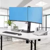 StarTech.com 2MC1S-MONITOR-STAND Crossbar stalinis stovas dviem monitoriams 17–27 colių, VESA, plastikas/aliuminis/plienas, juodos spalvos