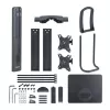 StarTech.com 2MC1S-MONITOR-STAND Crossbar stalinis stovas dviem monitoriams 17–27 colių, VESA, plastikas/aliuminis/plienas, juodos spalvos